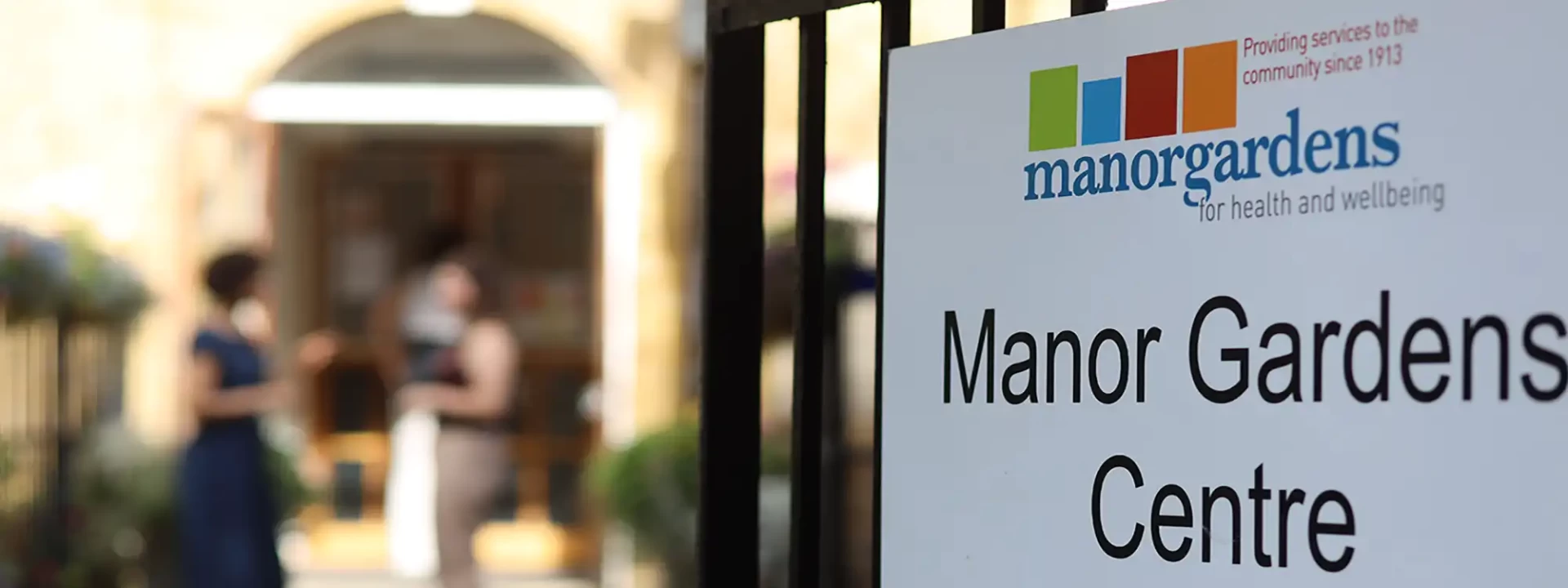 Manor Gardens Centre – main entrance